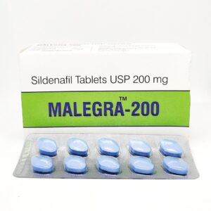 Malegra 200 mg Sildenafil Citrate tablets