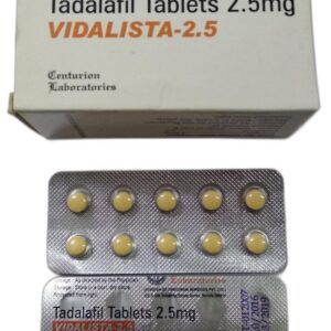 Vidalista 2.5 mg / 5 mg / 10 mg / 20 mg / 40 mg / 60 mg / 80 mg / Black Tadalafil Tablets